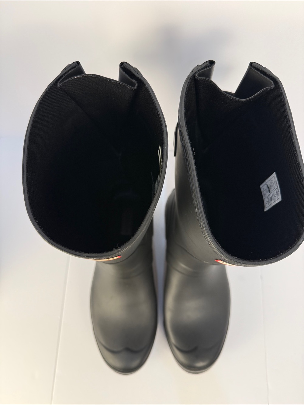 Hunter Black Mid-Calf Rain Boots - Picture 11 of 16